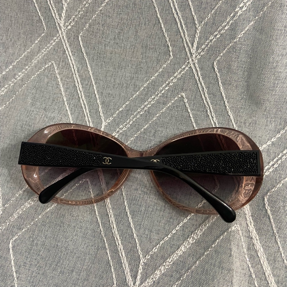 Chanel Sunglasses designer brand luxury cc logo pink black authentic - Picture 12 of 13